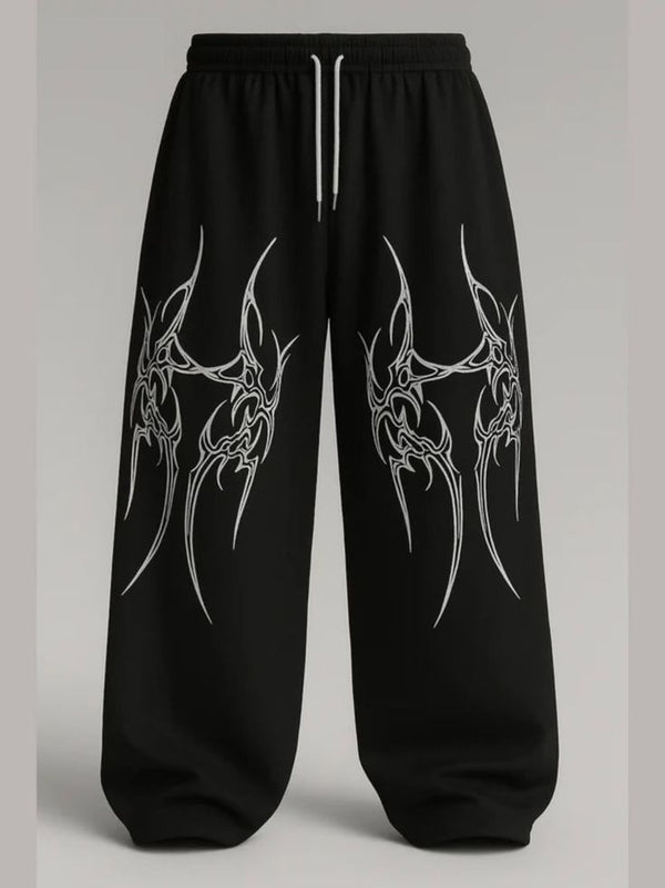 STRAIGHT FIT BAGGY PANTS