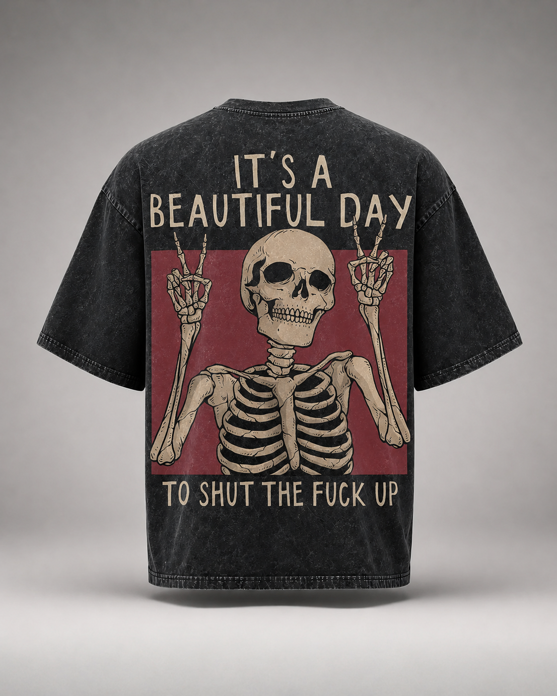 Dead Silence Acid Wash Tee