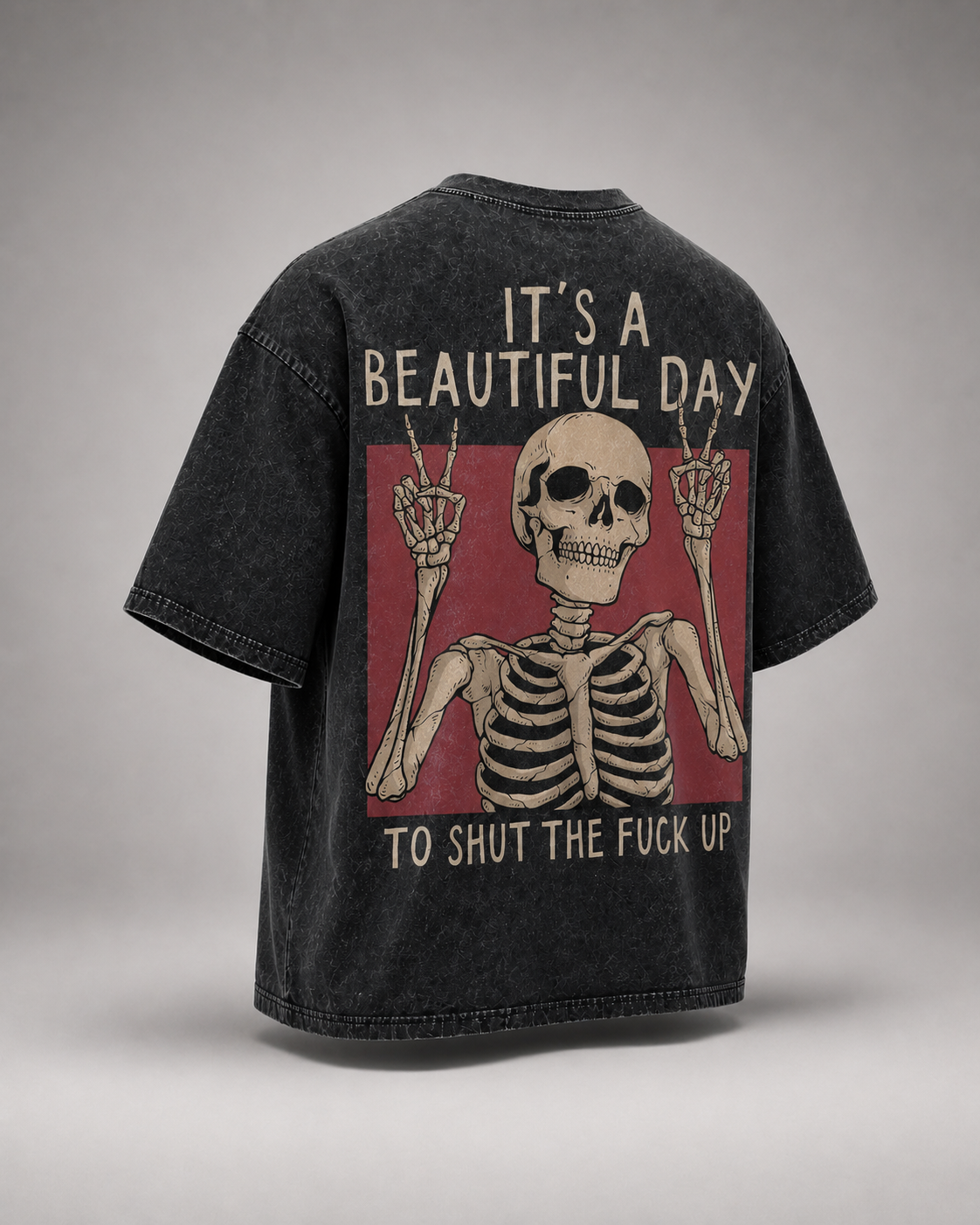 Dead Silence Acid Wash Tee