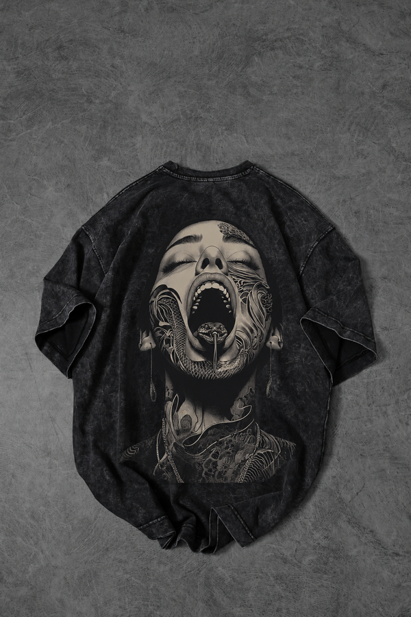 Venom Within Special Acid Wash Oversized Tshirt.